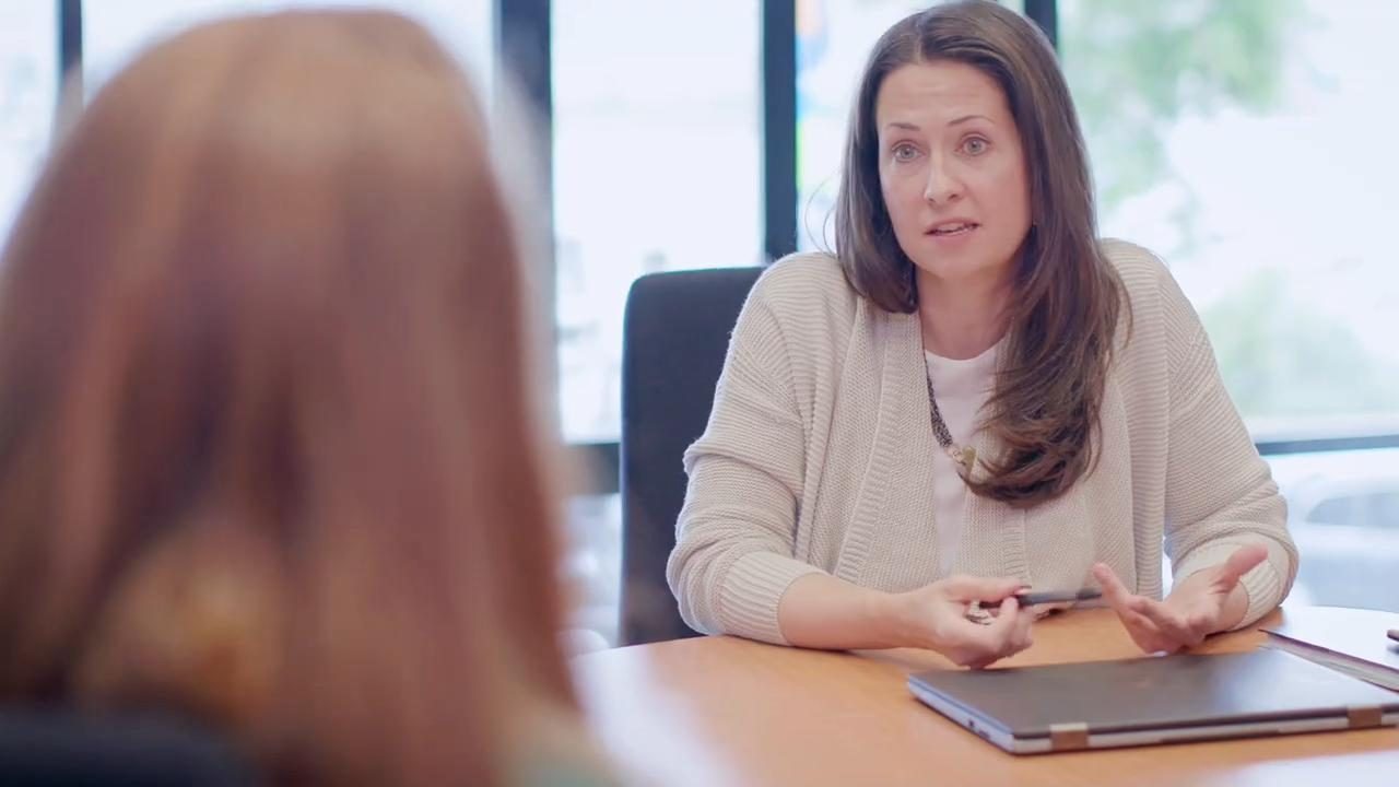 One-on-one pre-mediation meeting with mediator Rebecca Alleyne